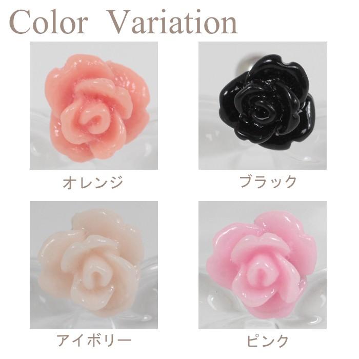耳たぶ ピアス 16g ばら ストレートバーベル トラガス バラ ヘリックス ボディピアス 可愛いピアス 花 薔薇 軟骨 軟骨ピアス 軟骨用 限定価格セール 16g