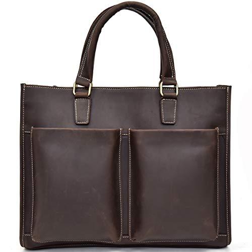 国内最安値 ビジネスバッグ 本革 メンズ レトロ 14インチpc対応 男性用 レザー 通勤鞄 シンプル 軽量 2way 牛革 ブリーフケース トートバッ Body Touch 通販 Yahoo ショッピング 手数料安い Www Kmhsystems Com