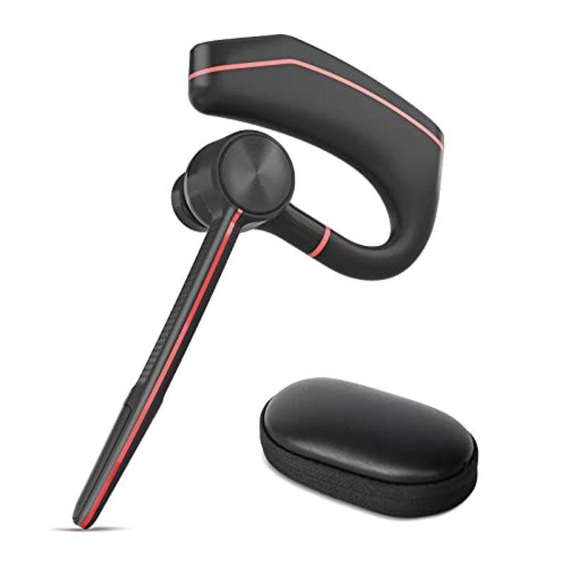 Bluetoothヘッドセット ワイヤレスイヤホン ブルートゥースイヤホン 片耳 快適装着 ハンズフリー通話 11時間連続使用 携帯電話 イヤホン マイク ヘッドセット Lovemecru Fr