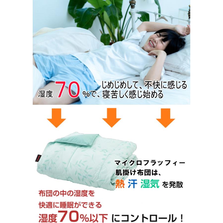 TEIJIN（テイジン） マイクロフラッフィー 肌掛け布団 ダブル