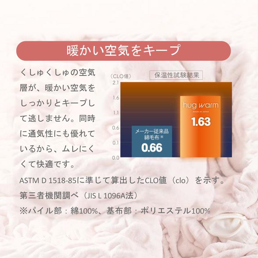 hug warm ハグウォーム 毛布 シングル 掛け毛布 アイボリー ピンク 白 ホワイト 掛け 掛毛布 もうふ 暖かい あたたか ふわ 爆買_5