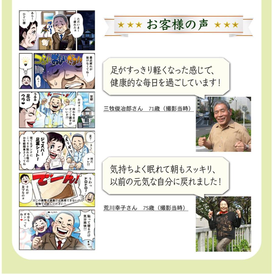 ジャスパー入り足裏シート 30枚入 2箱セット 遠赤外線 天然樹液