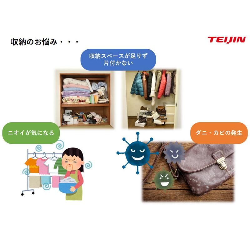 TEIJIN 乾っとデオケースライト 収納ケース 大 2個セット 収納 TEIJIN 乾っとデオケースライト 収納ケース 大 2個セット 収納