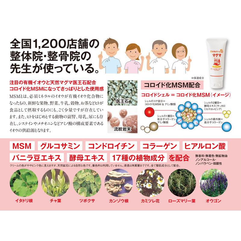 温感クリーム らくちんクリーム温感マグマ 烈 100g MSM入り 温感クリーム らくちんクリーム温感マグマ 烈 100g MSM入り