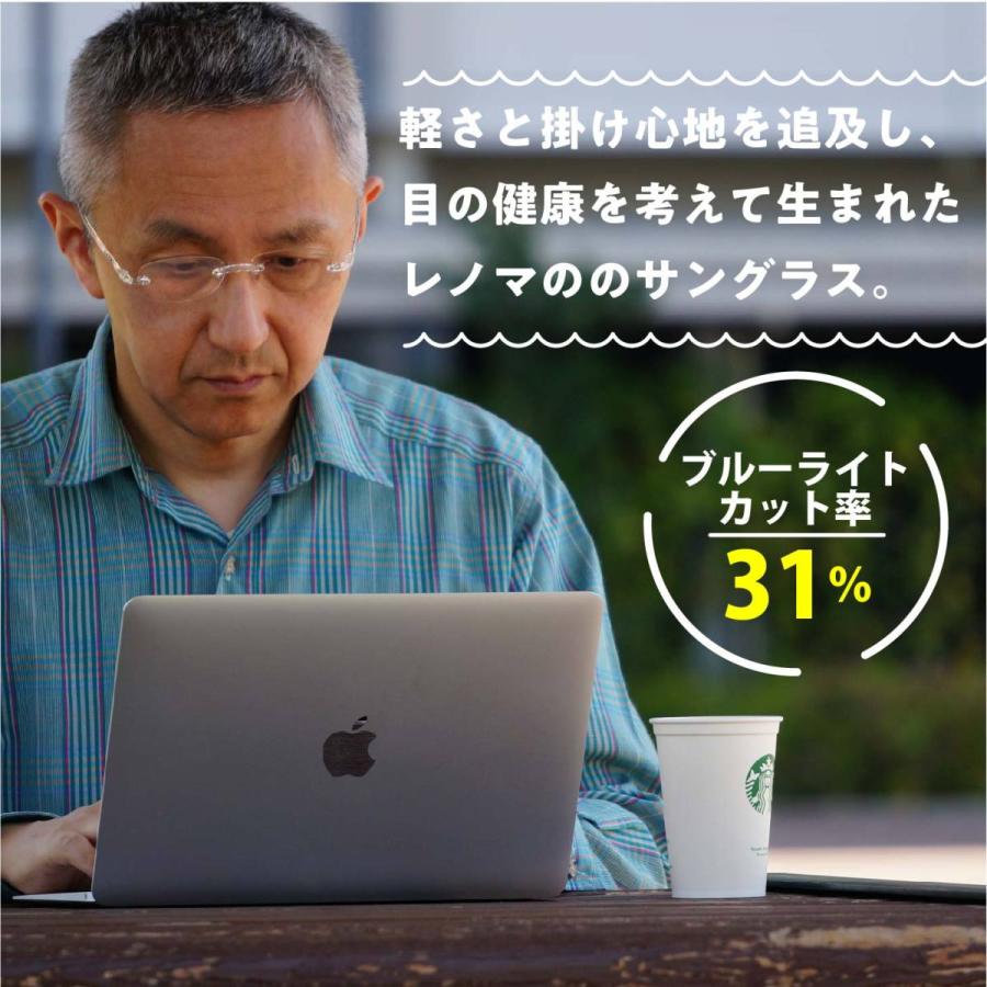 レノマ透明サングラス サングラス renoma レノマサングラス 軽量 透明 UVカット 紫外線カット 目 ガード UV 紫外線 紫外 爆買の画像