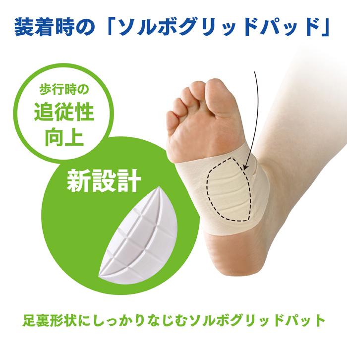ソルボ タテアーチサポーター 1足 ソルボ足裏サポーター かかと 衝撃
