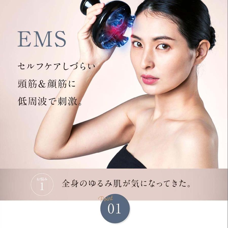 WAVEWAVE EMS スカルプヘッドスパ Scalp Head SPA ヘッドスパ スカルプケア EMS ウェイブウェイブ 美顔器 美容機器 電動頭皮ブラシ ウェーブウェーブ｜bodyandsoul｜06