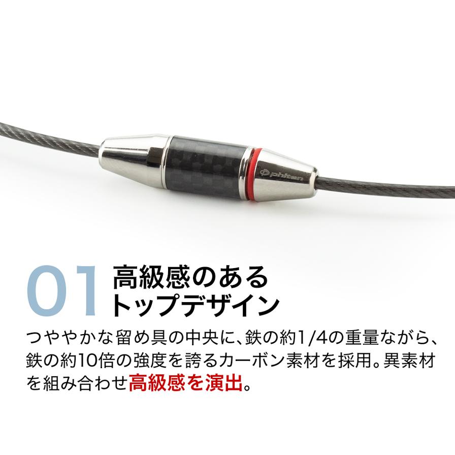 Phiten（ファイテン） RAKUWAネックレス EXTREME カーボン メンズ