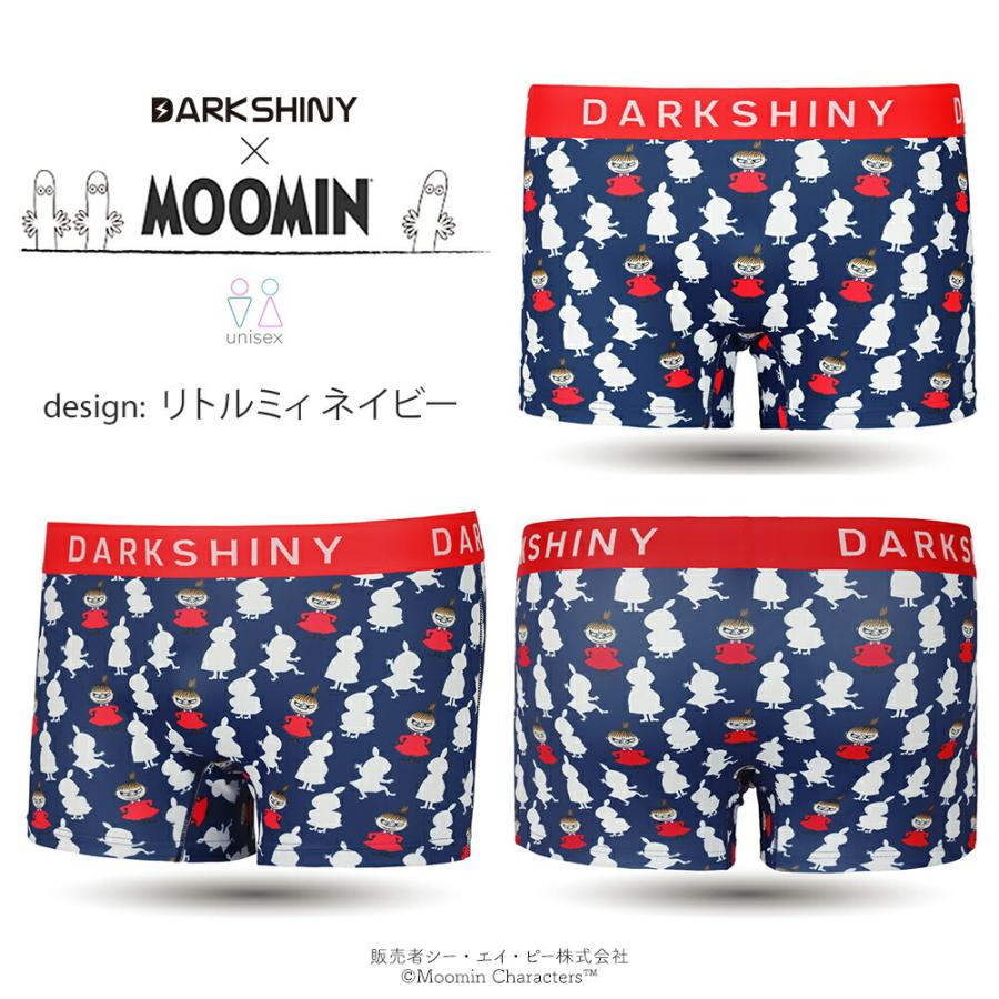 ボクサーパンツ 男女兼用 ムーミン DARKSHINY x MOOMIN コラボ 限定 グッズ メンズ レディース 下着 インナー かわいい プリント 柄 派手 | DARK SHINY | 10