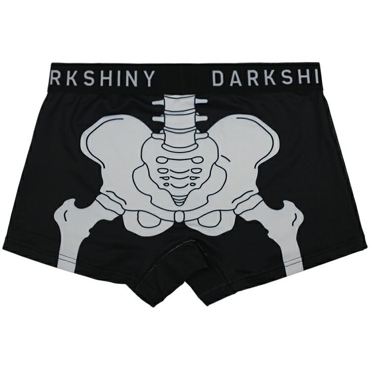 DARK SHINY ボクサーパンツ ユニセックス スケルトン 骨