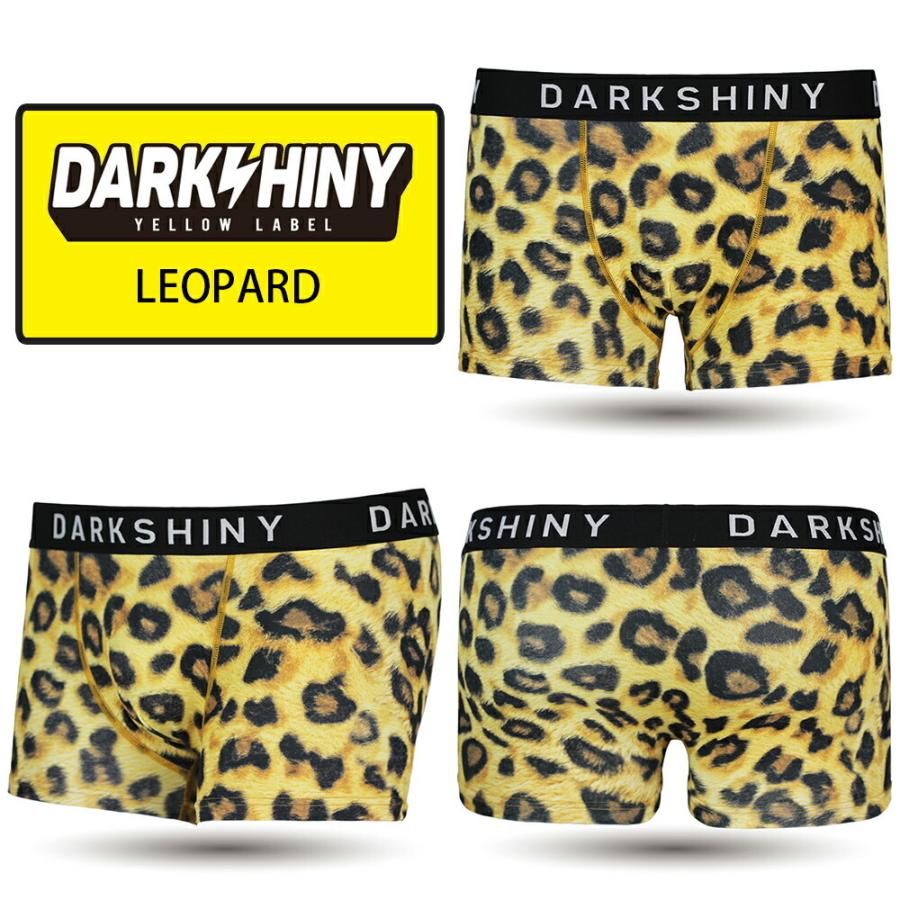 DARK SHINY ボクサーパンツ メンズ ヒョウ柄 豹柄 ダーク