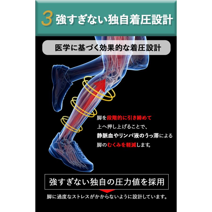 医療用 着圧ソックス つま先あり 男女兼用 締 メディカル 弾性ストッキング むくみとり 靴下 むくみ解消 寝るとき メンズ レディース 飛行機 大きいサイズ｜bodycreate｜10