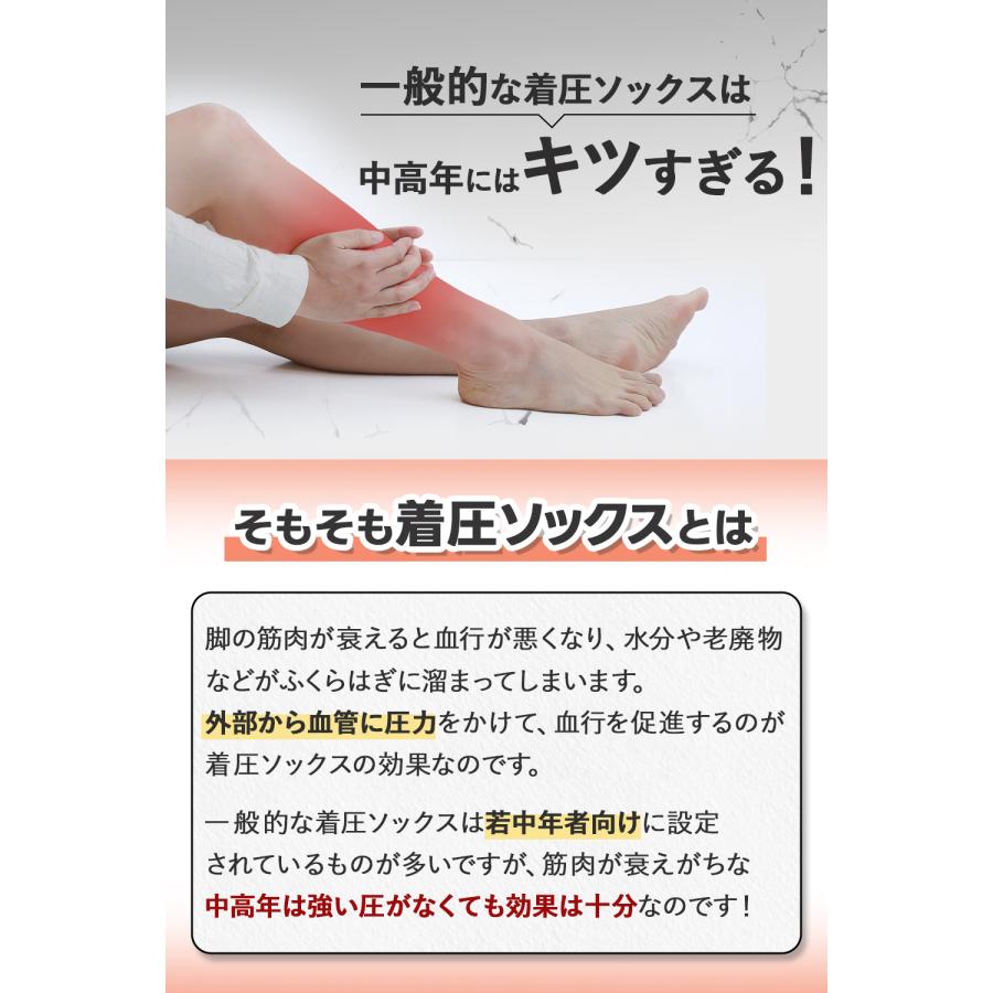 着圧ソックス 医療用 つま先あり 一般医療機器 男女兼用 ベージュ 弾性ストッキング 浮腫 解消 血行促進 靴下 大きいサイズ ユニセックス | ブランド登録なし | 16