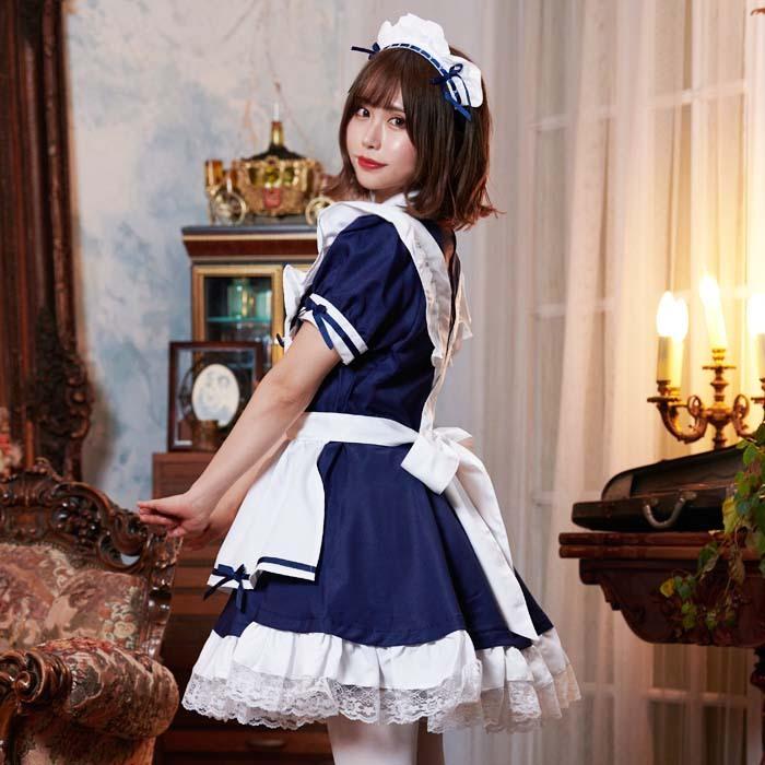 コスプレ メイド服 メイド 定番 ボタン エンジェル 衣装 フルセット 仮装 コスチューム コス 可愛い セクシー 大きいサイズ 大人 Bh Costume452 コスプレ ロリータ専門店bodyline 通販 Yahoo ショッピング