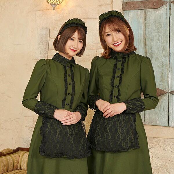 コスプレ 洋館メイド ロングスカート 衣装 仮装 コスチューム コス メイド服 メイドさん ウェイトレス 可愛い ワンピース Bl Unst 0905x コスプレ ロリータ専門店bodyline 通販 Yahoo ショッピング