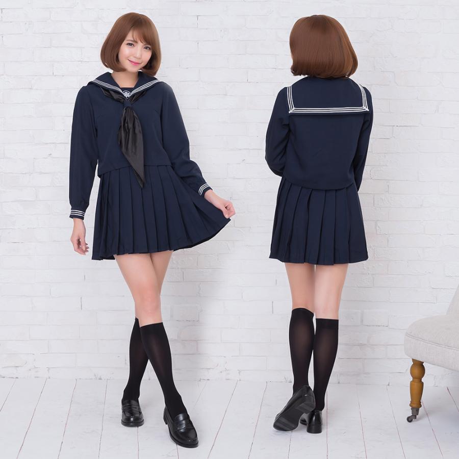 ハロウィン コスプレ コスチューム一式 3点セット 2色展開 制服 セーラー服 衣装｜bodylinecojp｜12