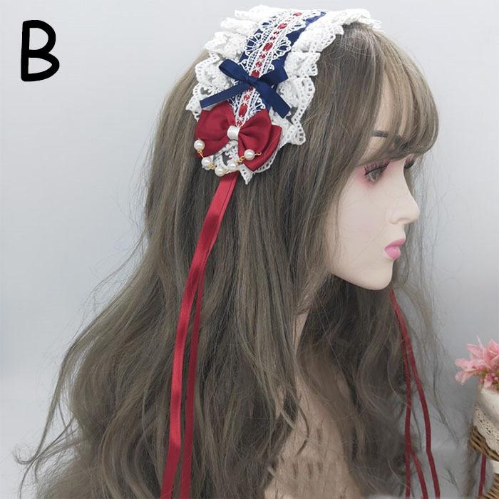 ラッピング無料 レースリボンヘッドドレス ハロウィン コスプレ メイド 衣装 ロリータ セクシー ハロウィンコスチューム ハロウィンコスプレ Materialworldblog Com