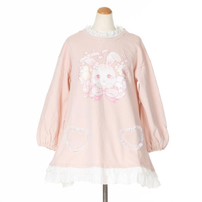 ワンピース ハートワンピース かわいい 可愛い 夢かわいい ゆめかわ 裏毛ハートポケット ウサギ Lgop 0276x Lgop 0276x コスプレ ロリータ専門店bodyline 通販 Yahoo ショッピング