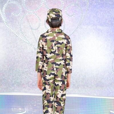 コスプレ コスチューム キッズ ミリタリー 迷彩 軍服 安心と信頼 戦闘服 Unft 0190f 自衛隊 子供 こども リトルアーミー 米軍 かっこいい