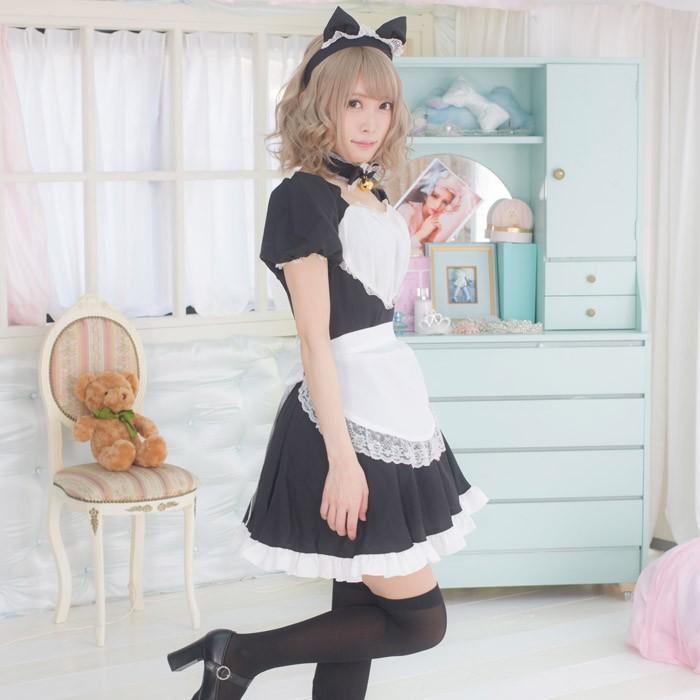 コスプレ メイド服 コスプレ 衣装 コスチューム一式 メイド ワンピース 猫耳 ねこ耳 ワンピ ス ワンピ Unst 0067c コスプレ ロリータ専門店bodyline 通販 Yahoo ショッピング