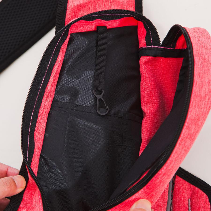 GYAKUSOU ランニング用ボディバック ランニングボディバッグ AMIME BR041PIBK｜BODYMAKER（ボディ