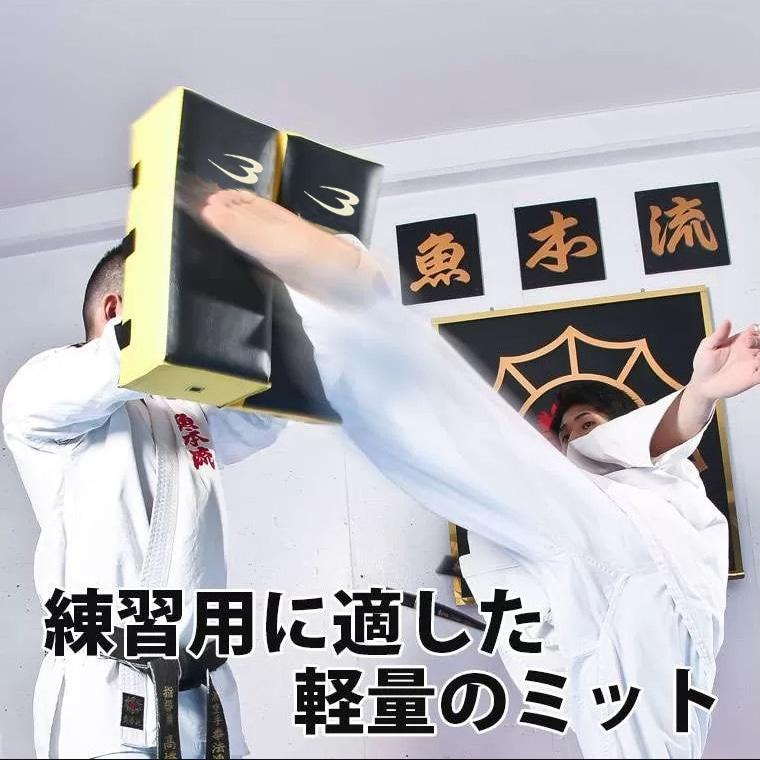 BODYMAKER（ボディメーカー） ハイパーキックミット ブラック×イエロー