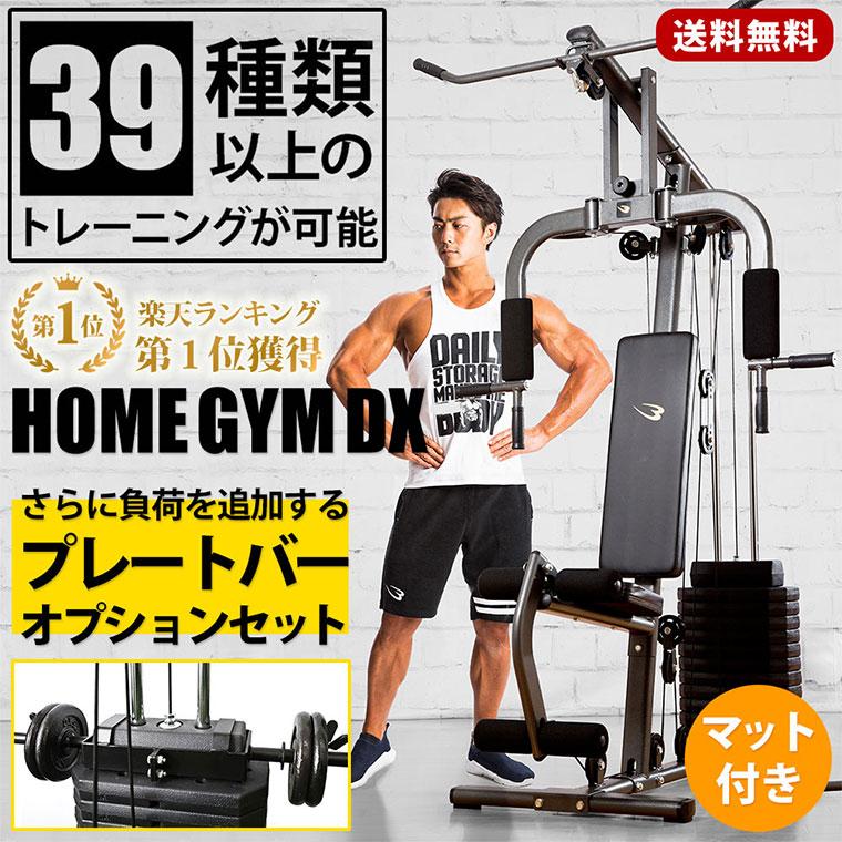 BODYMAKER ホームジムDX プレートバーオプションとマット付き BODYMAKER ホームジムDX プレートバーオプションとマット付き