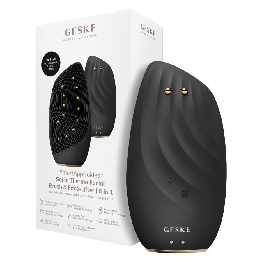 GESKE ソニック サーモ フェイシャルブラシ & フェイスリフター 美顔器