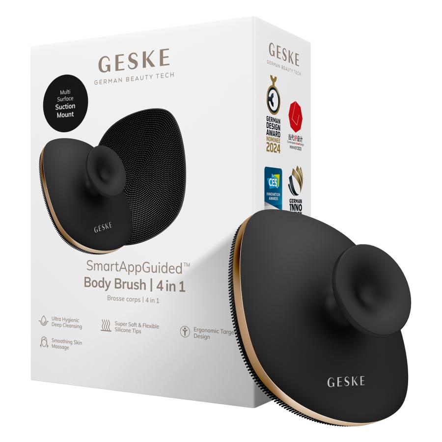 バスグッズ GESKE ボディブラシ 背中 シリコン 柔らかい 柔らか 全身
