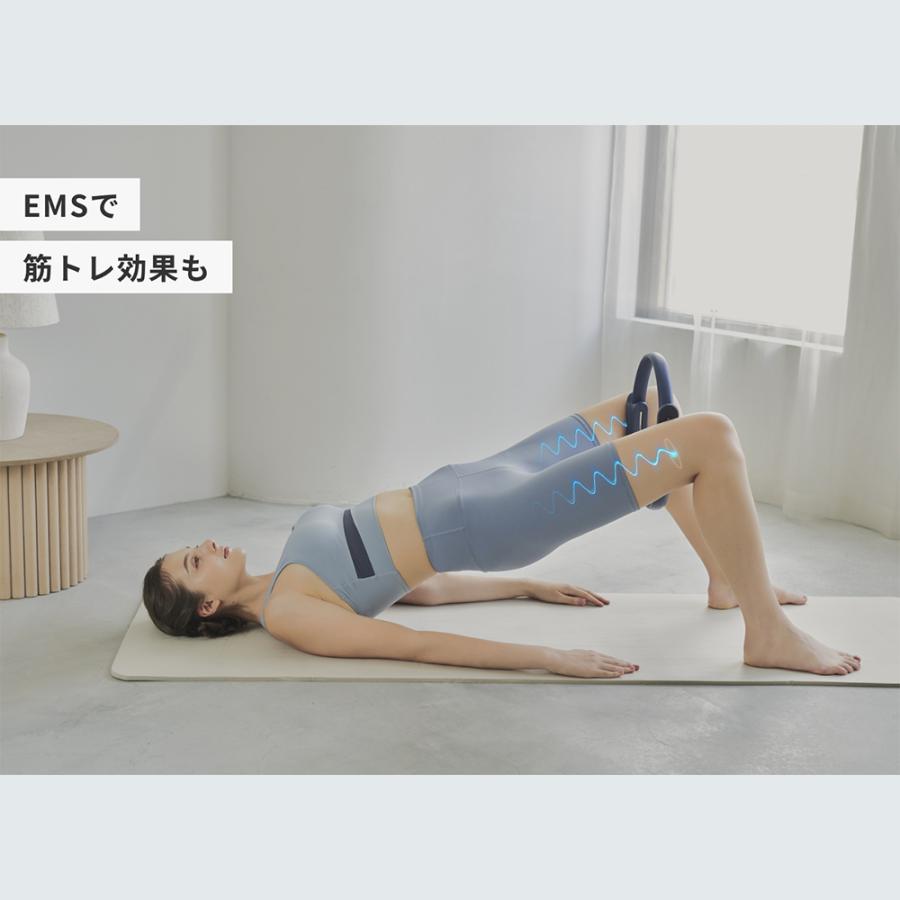 健康グッズ ドクターエア ピラティスリング EPR-02 ストレッチリング ヨガリング 二の腕 太もも EMS | ドクターエア | 06