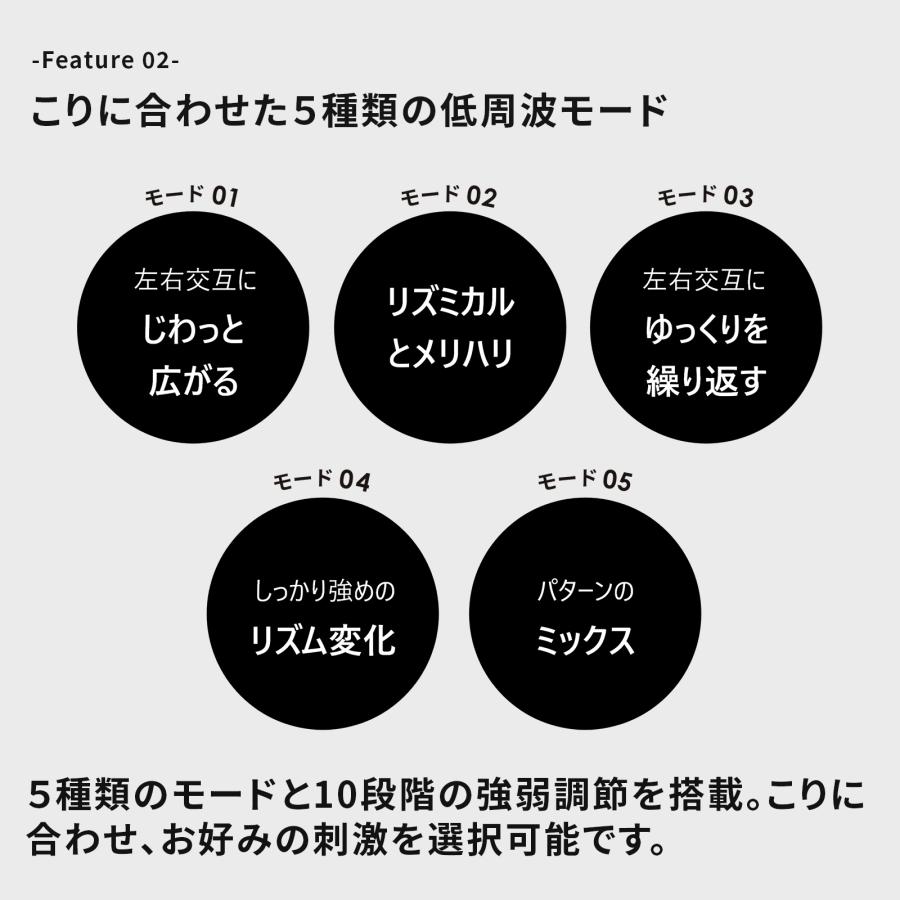 【SALE今月末終了】5/20-31エントリー+5% 父の日 ドクターエア フィットウェーブ MN-06 低周波治療器 首 ems 充電式 低周波 マッサージ｜bodyplus｜06