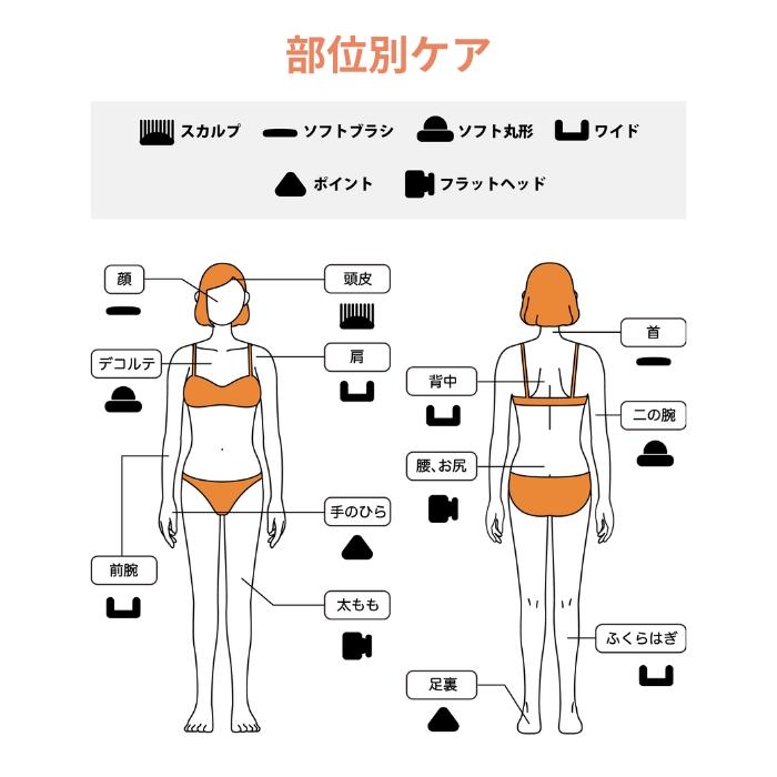ハンディガン ドクターエア エクサガン LUXE REG-12 軽量 アーム 背中 顔 腰 ミニ 小型 全身 | ドクターエア | 19