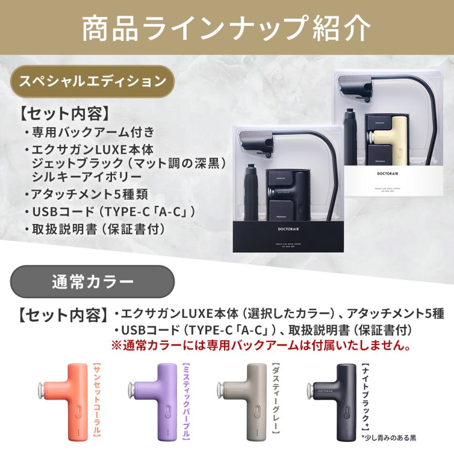 ドクターエア（DOCTORAIR） ハンディガン エクサガン LUXE REG-12 軽量