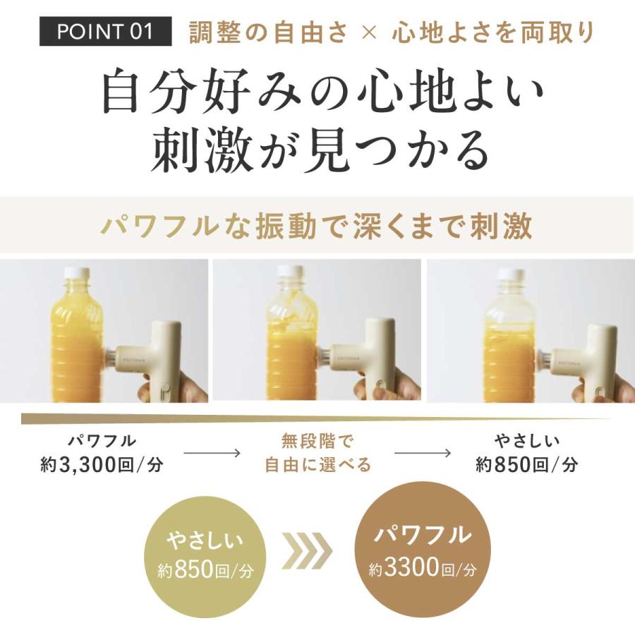 ハンディガン ドクターエア エクサガン LUXE REG-12 軽量 アーム 背中 顔 腰 ミニ 小型 全身 母の日 爆買 | ドクターエア | 13