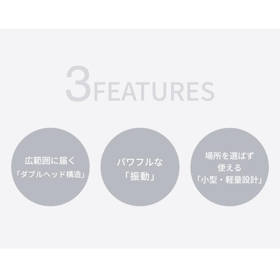 ドクターエア エクサガン ポケット ダブル REG-16 ダブルヘッド ハンディガン コンパクト 軽量 小型 ミニ | ドクターエア | 06