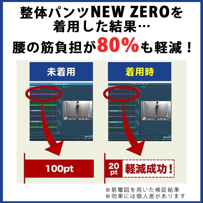 整体パンツ NEWZERO ニューゼロ 2枚セット補正下着 腰サポート下着 腰痛  骨盤 反り腰 姿勢 矯正 コルセット　2枚セット | はくだけ整体 | 06