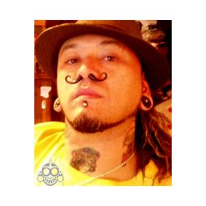 セプタムピアス 0G 00G 11mm 髭 Mustache Septum バッファローホーン 