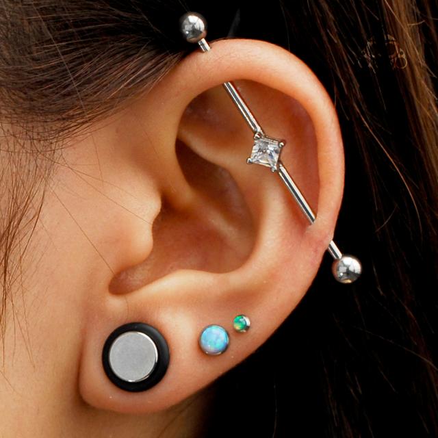 拡張ピアス 8G 6G 4G 2G 0G WO-リング プラグピアス ボディ