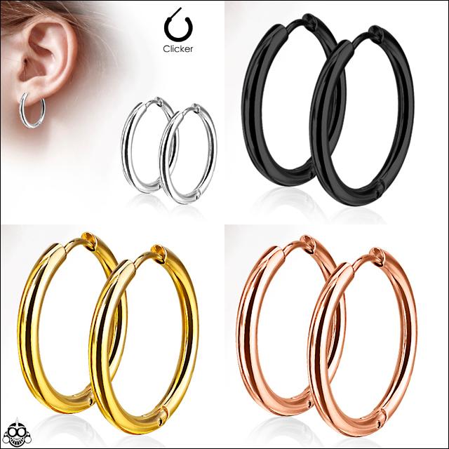 ボディピアス 20G 細い耳穴でも太く見せれる カラバリ豊富 片耳ピアス