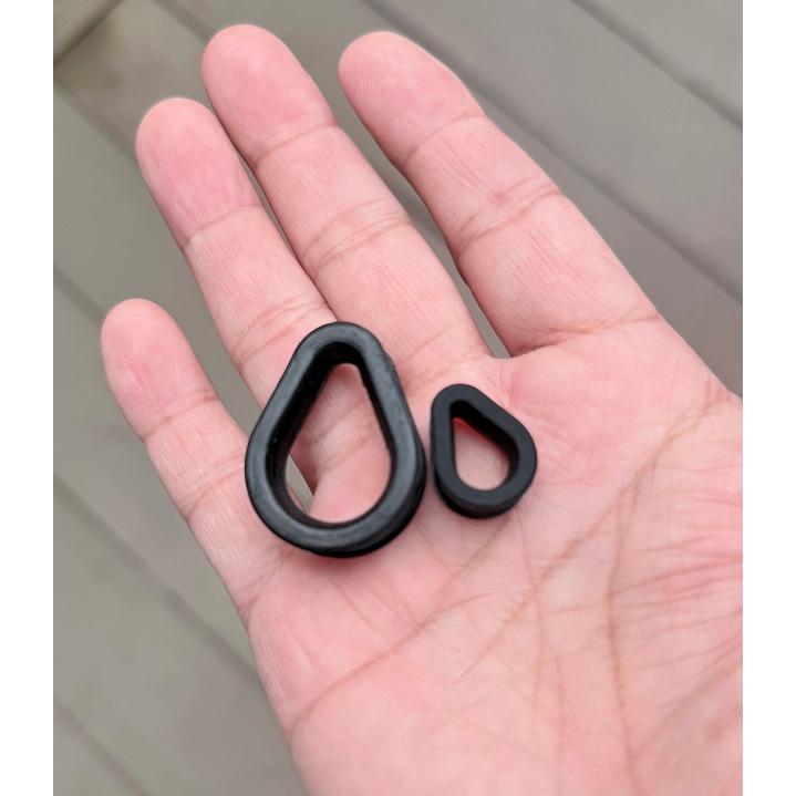 ボディピアス 14mm 16mm 18mm 20mm ティアドロップ シリコン