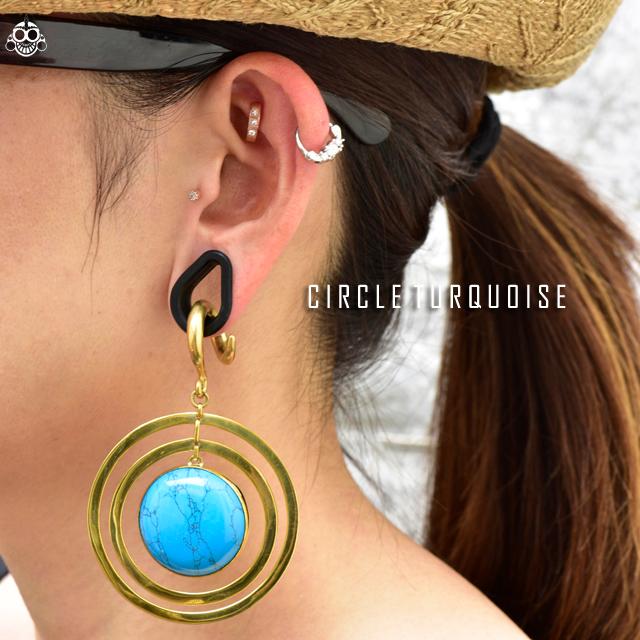 ☆【ピアス】太陽×スワロパールターコイズエスニックアジアン ボディ