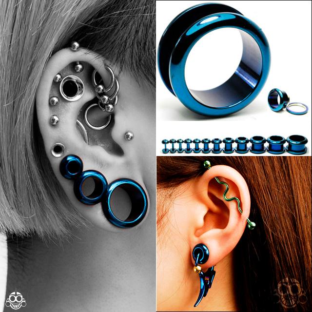 ボディピアス 22mm 24mm 全3色 スタンダード ラウンド フレッシュ