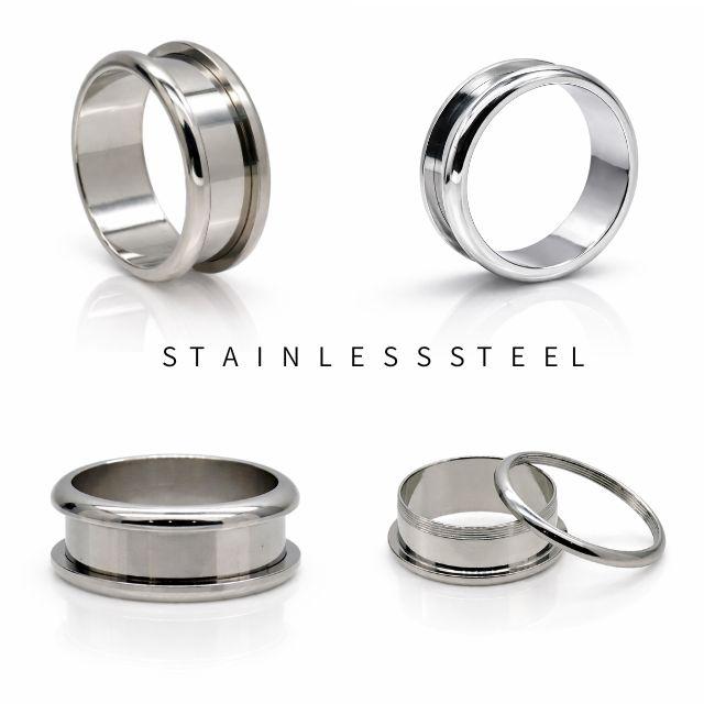 ボディピアス 0G 00G 12mm(1/2”) スタンダード ラウンド ステンレス