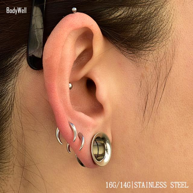 ボディピアス 16g 14g CLAW セプタムピアス フックピアス ロブ