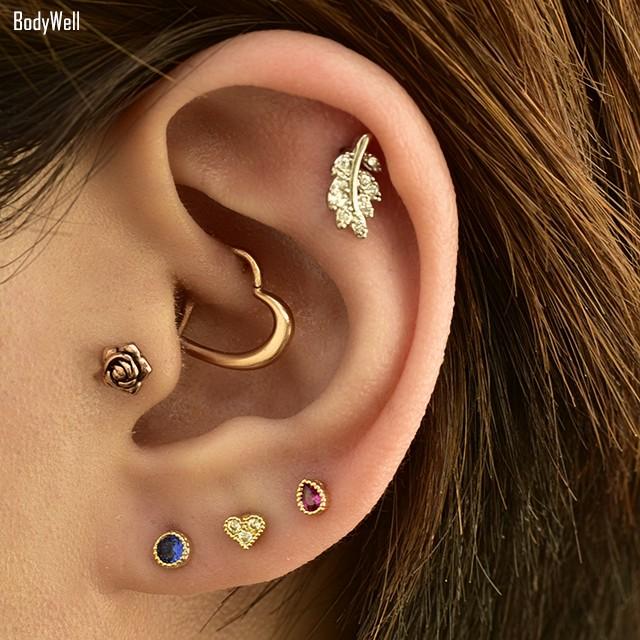 16g 全3色 ｍｉｎｉ サークル ゴールドピアス 軟骨ピアス ロブピアス 可愛いピアス ボディピアス Bodywell 1000d321 Bodywell 通販 Yahoo ショッピング