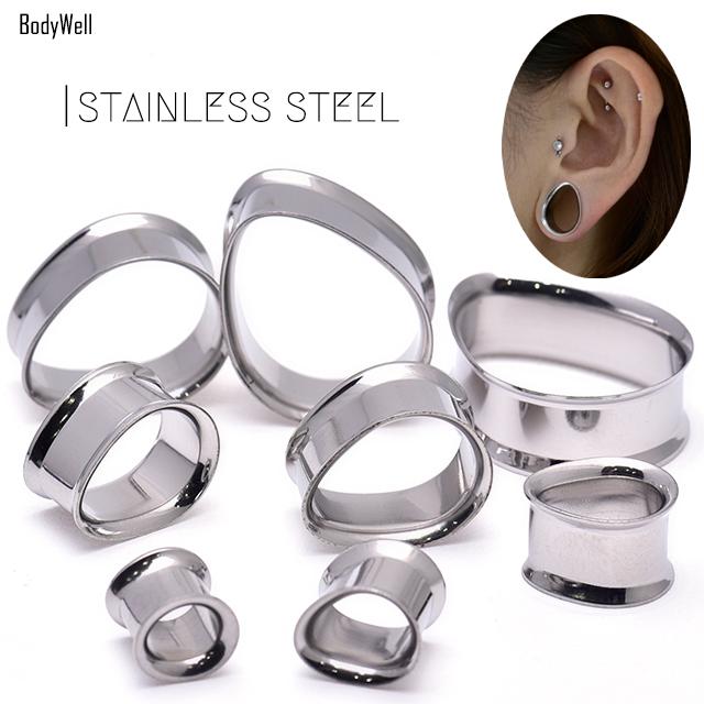 ボディピアス 2G 0G 00G 12mm ティアドロップ ダブルフレア ラージ