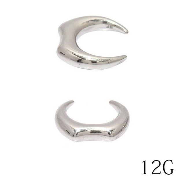 ボディピアス 12G シンプル CLAW セプタムピアス フックピアス ロブ