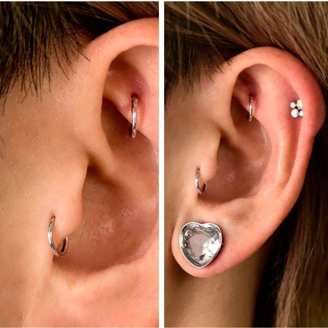 K18 18G 18金 ホワイトゴールド 内径6mm 18K 金属アレルギー対応