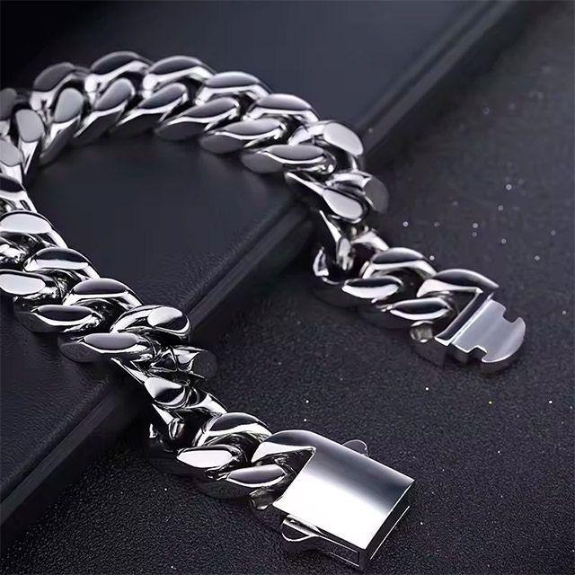 ブレスレット 喜平ブレスレット 19cm メンズ ステンレス ハイ