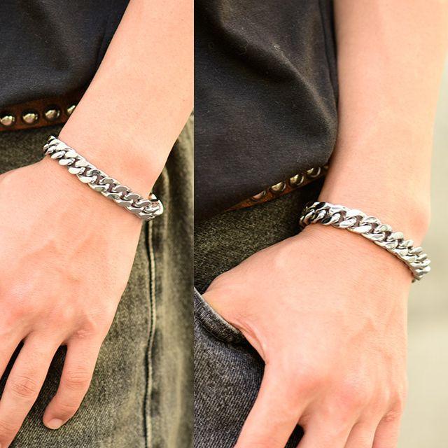 箱無し 割引 19cm 喜平ブレスレット ブレスレット 喜平ブレスレット 19cm メンズ ステンレス ハイ